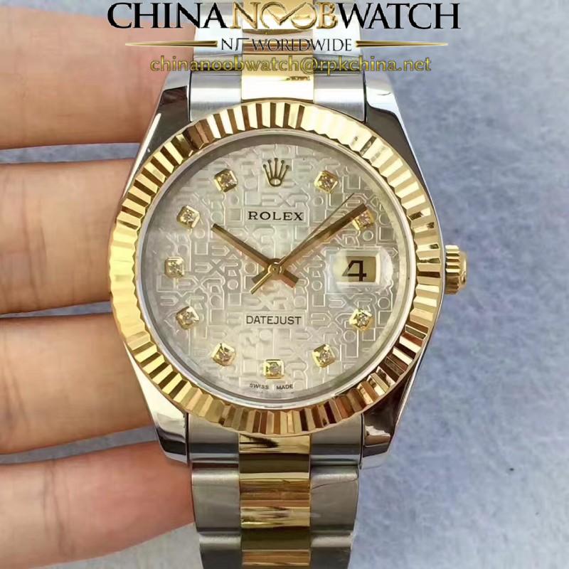 Replica Rolex Datejust II 126333 41MM N Stainless Steel & Yellow Gold Silver Dial Swiss 2836-2