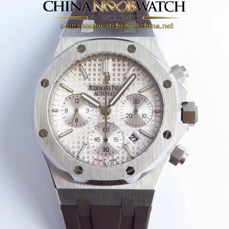 Replica Audemars Piguet Royal Oak Chronograph 26331 JH Stainless Steel Silver Dial Swiss 7750