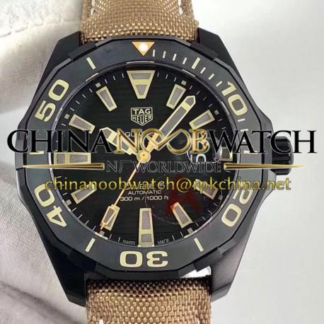 Replica Tag Heuer Aquaracer Calibre 5 WAY208C.FC6383 HBB V6 PVD Black Dial Swiss 2824-2