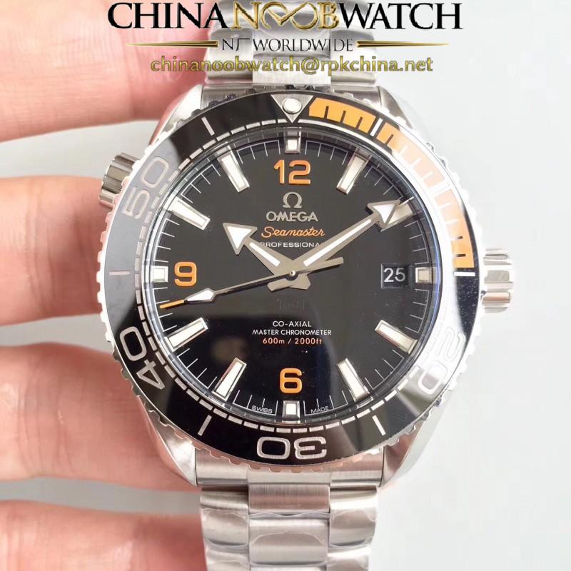 Replica Omega Seamaster Planet Ocean 600M 215.90.44.21.99.001 43.5MM 3S Stainless Steel Black Dial Swiss 8900