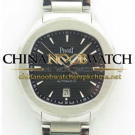 Replica Piaget Polo G0A41003 3A Stainless Steel Black Dial Swiss 1110P