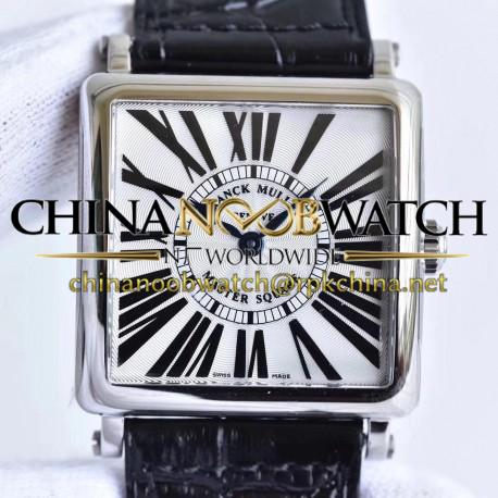 Replica Franck Muller Master Square Ladies 6002 M QZ R GF Stainless Steel White Dial Swiss Quartz