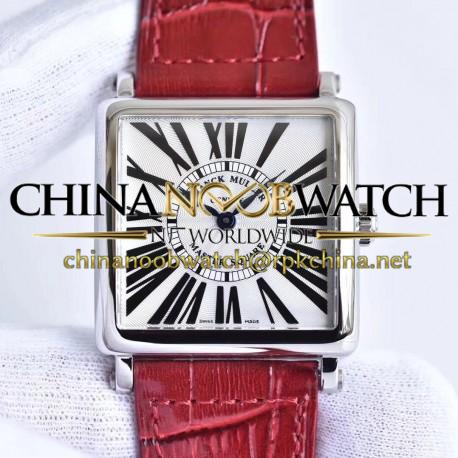 Replica Franck Muller Master Square Ladies 6002 M QZ R GF Stainless Steel White Dial Swiss Quartz