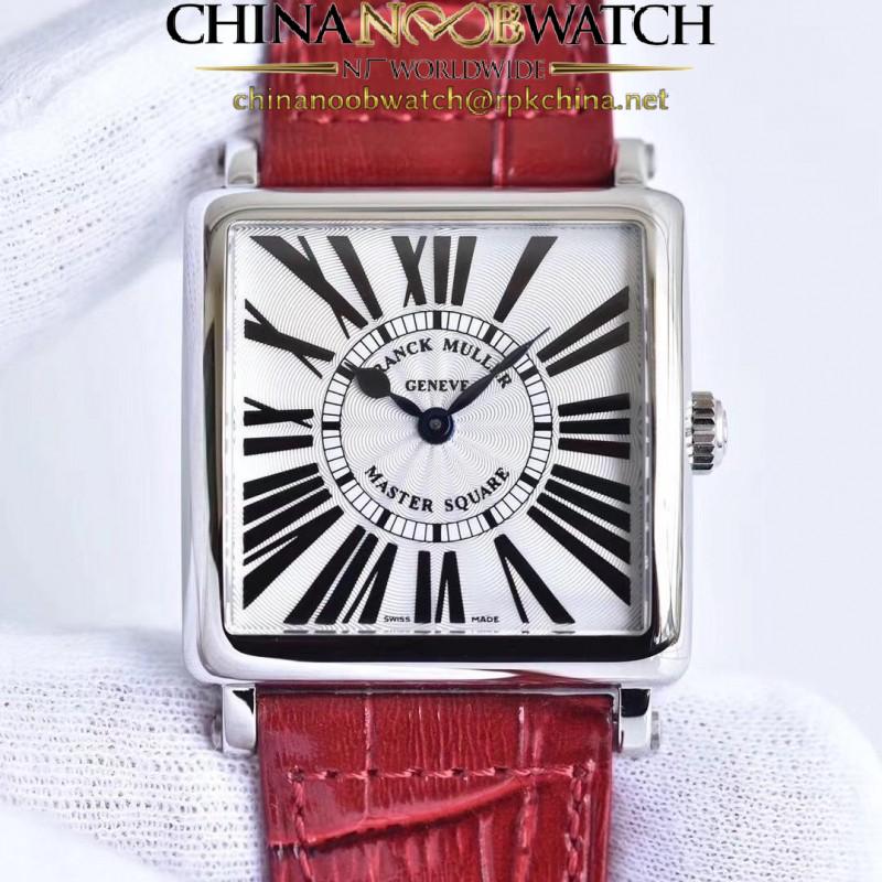 Replica Franck Muller Master Square Ladies 6002 M QZ R GF Stainless Steel White Dial Swiss Quartz