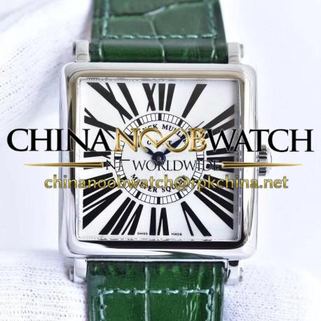 Replica Franck Muller Master Square Ladies 6002 M QZ R GF Stainless Steel White Dial Swiss Quartz