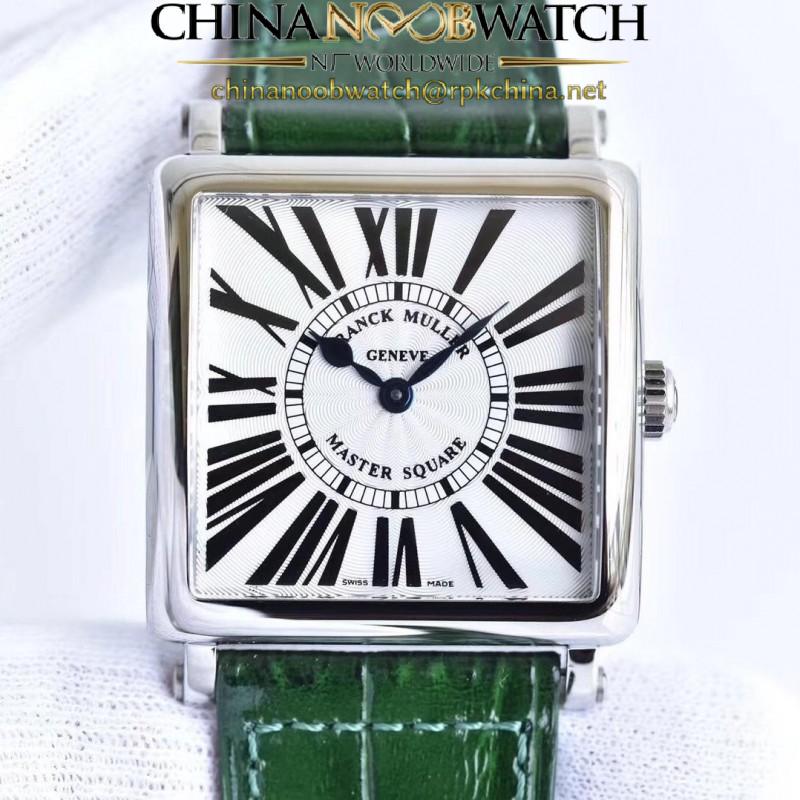 Replica Franck Muller Master Square Ladies 6002 M QZ R GF Stainless Steel White Dial Swiss Quartz