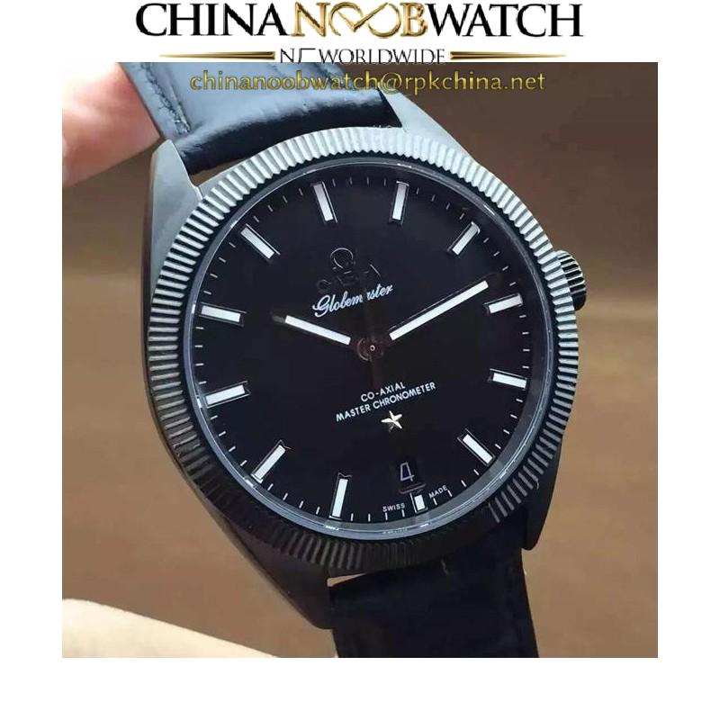 Replica Omega Constellation Globemaster 39MM PVD Black Dial Swiss 8913