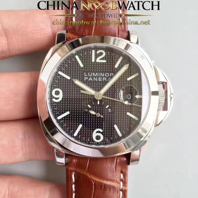 Replica Panerai Luminor Power Reserve PAM027 N Stainless Steel Black Dial Swiss 2824-2