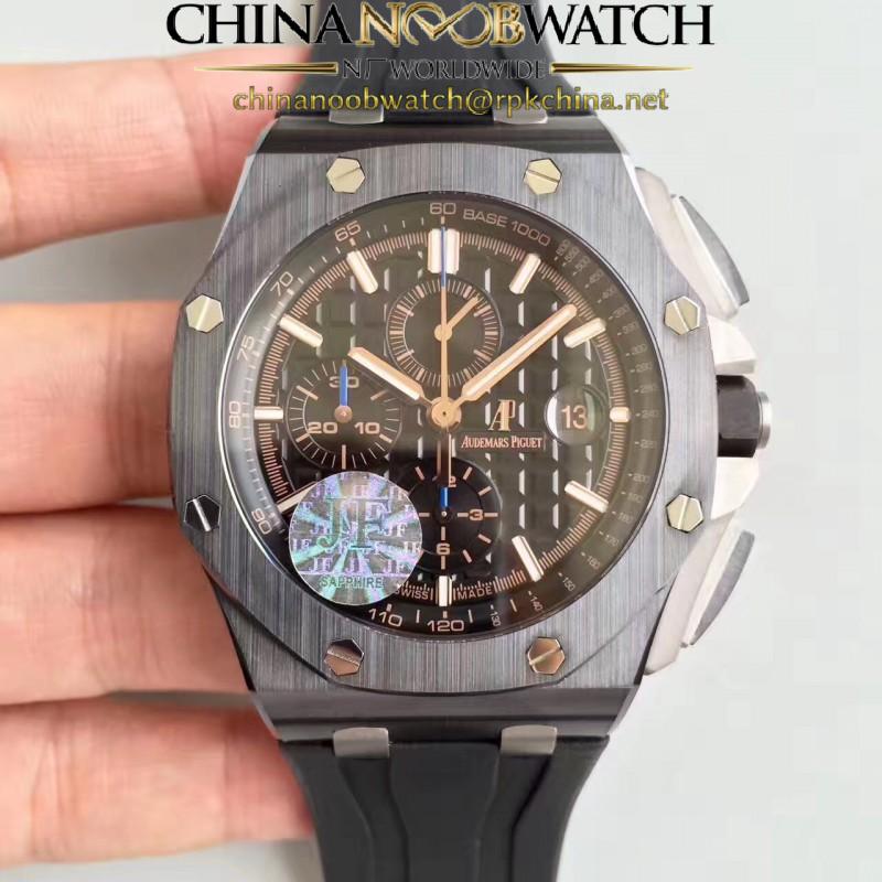 Replica Audemars Piguet Royal Oak Offshore 26405CE.OO.A002CA.02 JF V2 Ceramic Black Dial Swiss 3126