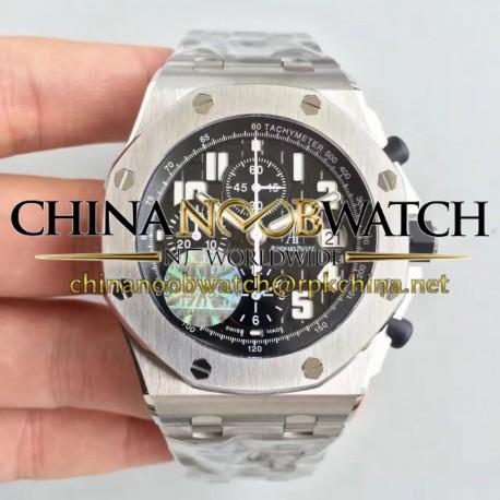 Replica Audemars Piguet Royal Oak Offshore 26170ST.OO.1000ST.08 JF V2 Stainless Steel Black Dial Swiss 7750