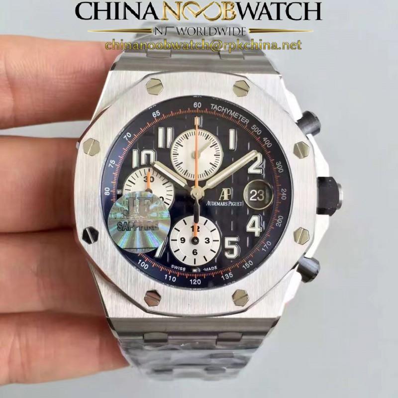 Replica Audemars Piguet Royal Oak Offshore Navy 26470ST.OO.A027CA.01 JF V2 Stainless Steel Blue Dial Swiss 3126