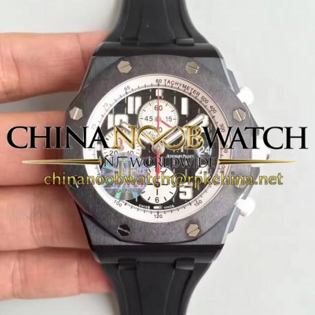 Replica Audemars Piguet Royal Oak Offshore Marcus Edition 26299SN/D010CA.01 JF V2 Black Ceramic Black Dial Swiss 7750