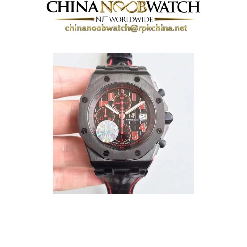 Replica Audemars Piguet Royal Oak Offshore Las Vegas 26186SN.OO.D101CR.01 JF V2 PVD Black Dial Swiss 7750