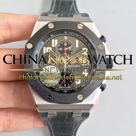 Replica Audemars Piguet Royal Oak Offshore Qatar 135Th Anniversary 26219IO.OO.D005CR.01 JF Titanium Anthracite Dial Swiss 3126