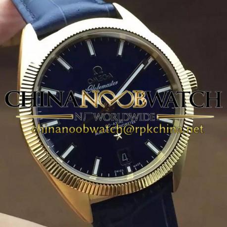 Replica Omega Constellation Globemaster 39MM Yellow Gold Blue Dial Swiss 8501