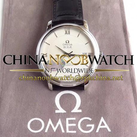 Replica Omega De Ville Prestige Co-Axial 39.5MM 424.53.40.20.04.001 MKS V4 Stainless Steel Silver Dial M9015