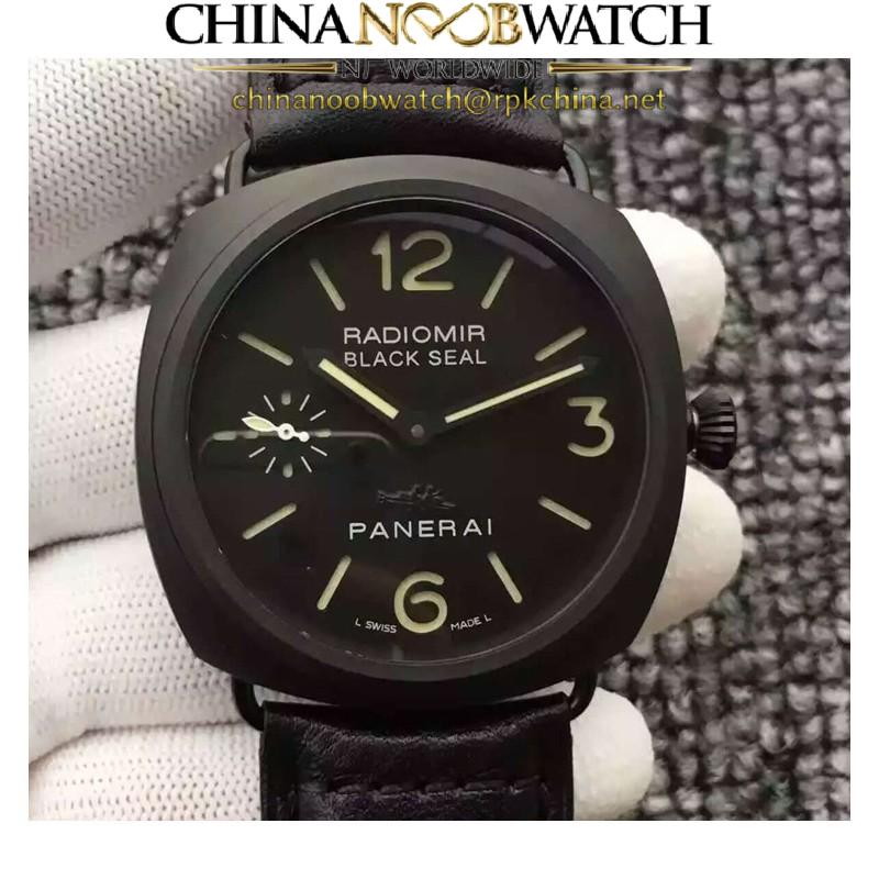 Replica Panerai Radiomir Black Seal PAM292 ZF Ceramic Black Dial Swiss OP XI