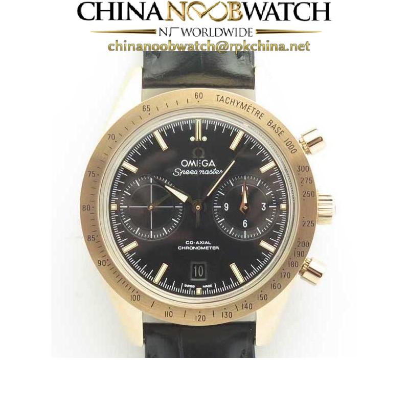 Replica Omega Speedmaster ´57 Co-Axial Chronograph 41.5MM 331.53.42.51.02.002 OM Rose Gold Black Dial Swiss 9301