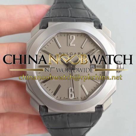 Replica Bvlgari Octo Solotempo 101964 JL Stainless Steel Grey Dial Swiss BVL193