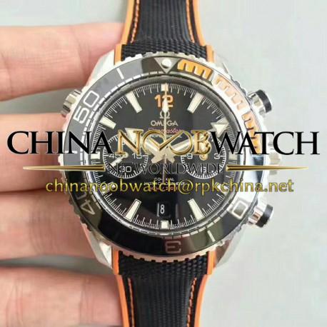 Replica Omega Seamaster Planet Ocean 600M Chronograph 215.32.46.51.01.001 OM V2 Stainless Steel Black Dial Swiss 9900