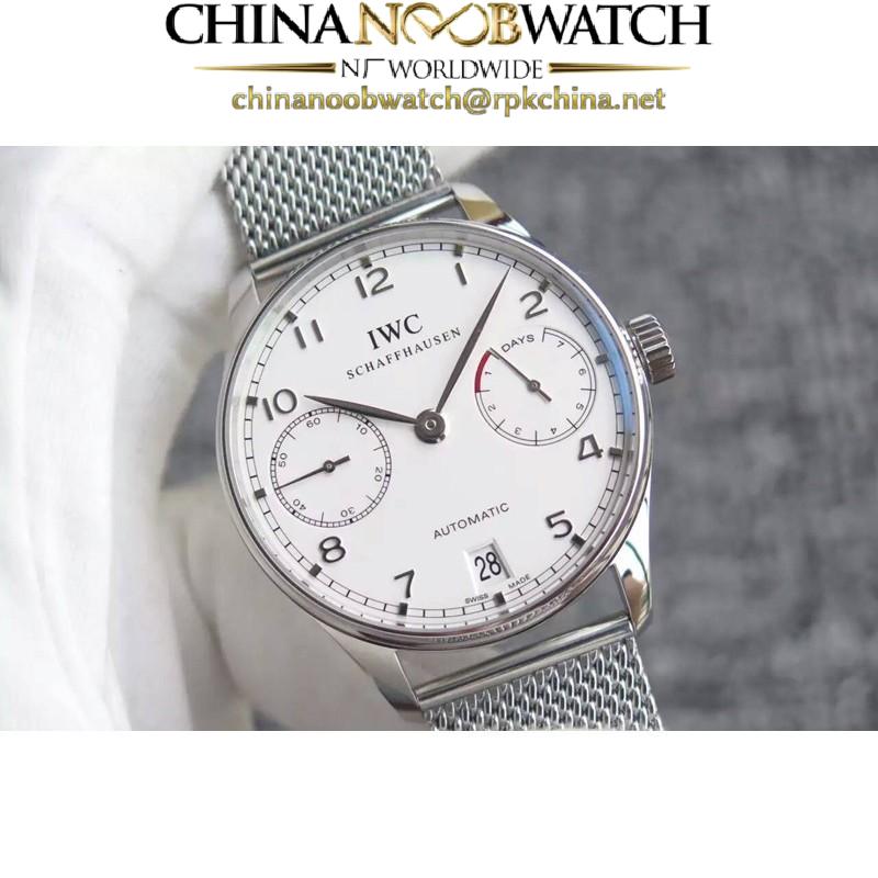 Replica IWC Portuguese IW5007 YL V3 Stainless Steel White Dial Swiss 52010