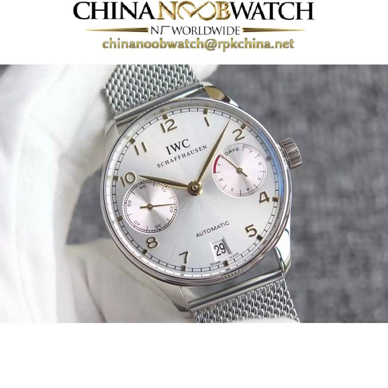 Replica IWC Portuguese IW5007 YL V3 Stainless Steel Silver Dial Swiss 52010