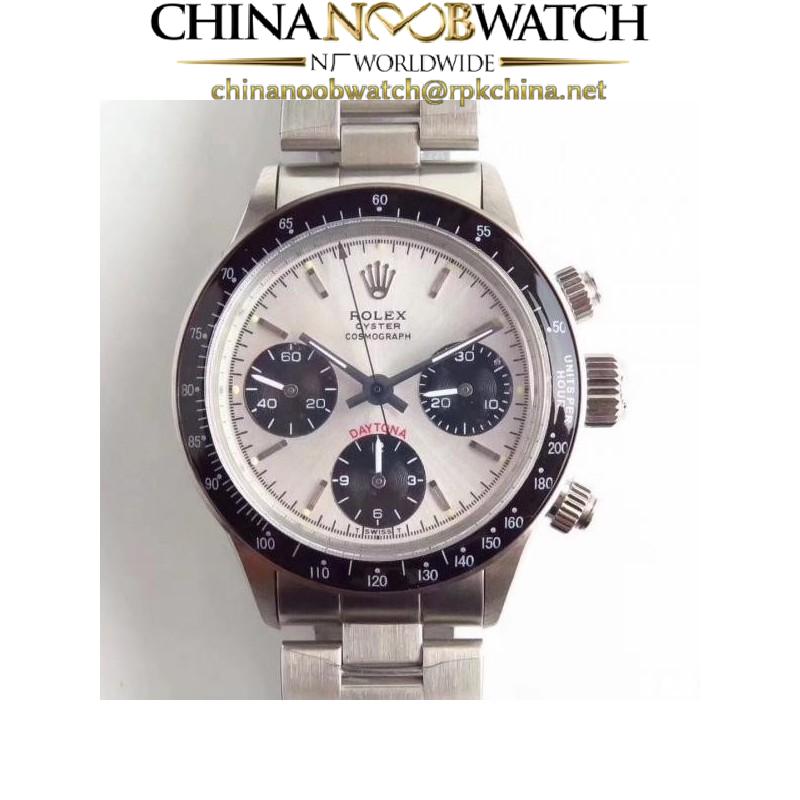 Replica Rolex Daytona Cosmograph Paul Newman 6241 N Stainless Steel Silver Dial Valjoux 72