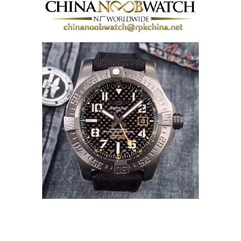 Replica Breitling Avenger Blackbird V17310 TW Titanium Black Dial Swiss 2824-2