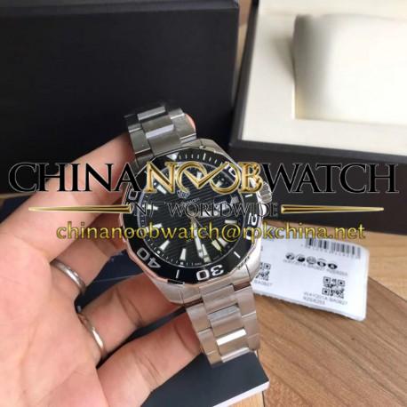 Replica Tag Heuer Aquaracer Calibre 5 WAY201A.BA0927 N Stainless Steel Black Dial Swiss SW200