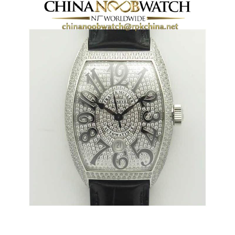 Replica Franck Muller Casablanca 8880 SC DT GF Stainless Steel & Diamonds Diamond Dial Swiss 2824-2