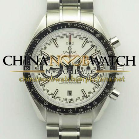 Replica Omega Speedmaster Racing Master Chronograph 44.25MM 329.30.44.51.04.001 OM Stainless Steel White Dial Swiss 9900