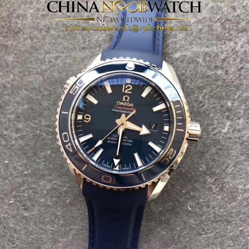 Replica Omega Seamaster Planet Ocean 600M 45.5MM 232.92.46.21.03.001 OM Stainless Steel Blue Dial Swiss 8500