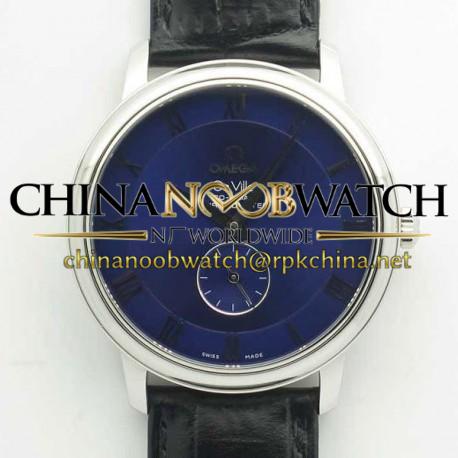 Replica Omega De Ville Prestige Co-Axial Small Seconds 39MM 4813.50.01 TWF Stainless Steel Blue Dial M9015