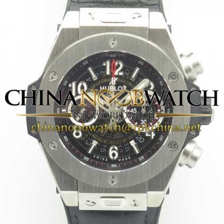 Replica Hublot Big Bang Unico Magic Sapphire 411.JX.1170.RX 3A Stainless Steel Skeleton Dial Swiss HUB1242