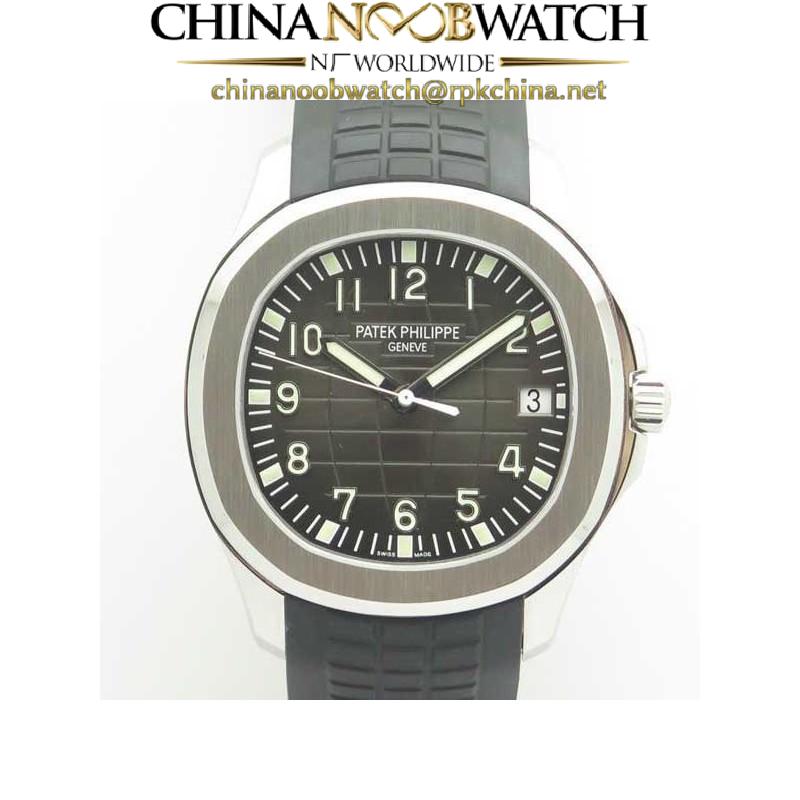 Replica Patek Philippe Aquanaut Jumbo 5167A-001 ZF Stainless Steel Black Dial Swiss 324SC