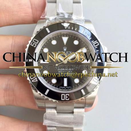 Replica Rolex Submariner 114060 N V8S Stainless Steel Black Dial Swiss 2836-2