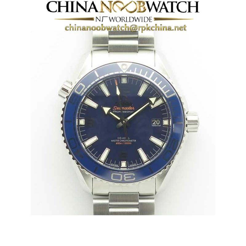 Replica Omega Seamaster Planet Ocean 600M 43.5MM 215.30.44.21.03.001 OM V2 Stainless Steel Blue Dial Swiss 8900