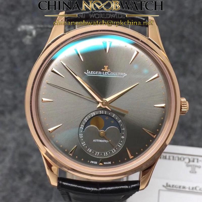 Replica Jaeger-LeCoultre Master Ultra Thin Moon 1362520 ZF Rose Gold Anthracite Dial Swiss JLC 925