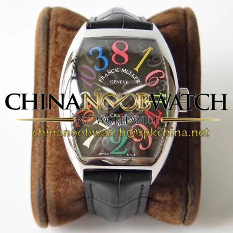 Replica Franck Muller Crazy Color Dreams FM 8880 CH COL DRM AB Stainless Steel Black Dial Swiss 2824-2