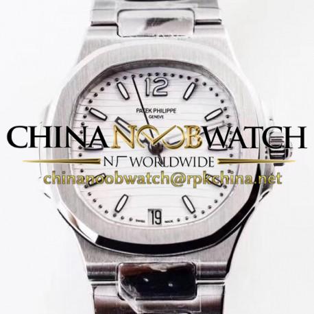 Replica Patek Philippe Nautilus Ladies 7118/1A-010 TW Stainless Steel White Dial Swiss 324SC