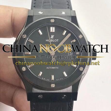 Replica Hublot Classic Fusion Ceramic Black 511.CM.7170.LR JJ Ceramic Black Dial Swiss 2892