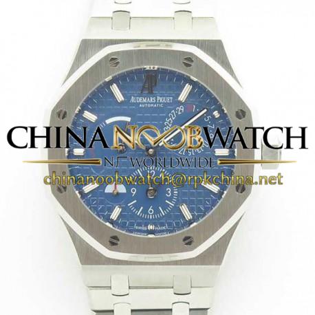 Replica Audemars Piguet Royal Oak GMT 41MM 26120 TWA Stainless Steel Blue Dial Swiss 2329