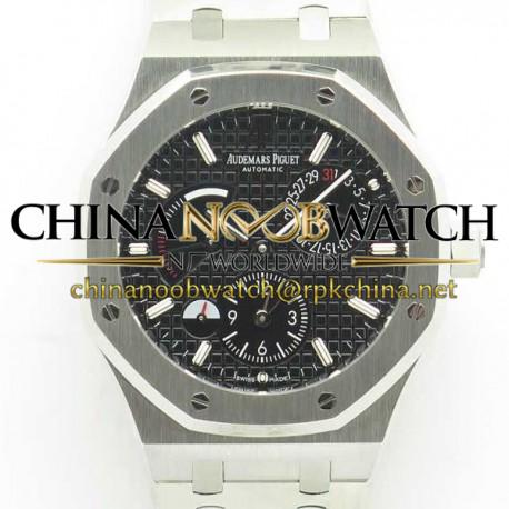 Replica Audemars Piguet Royal Oak GMT 39MM 26120 TWA Stainless Steel Black Dial Swiss 2329