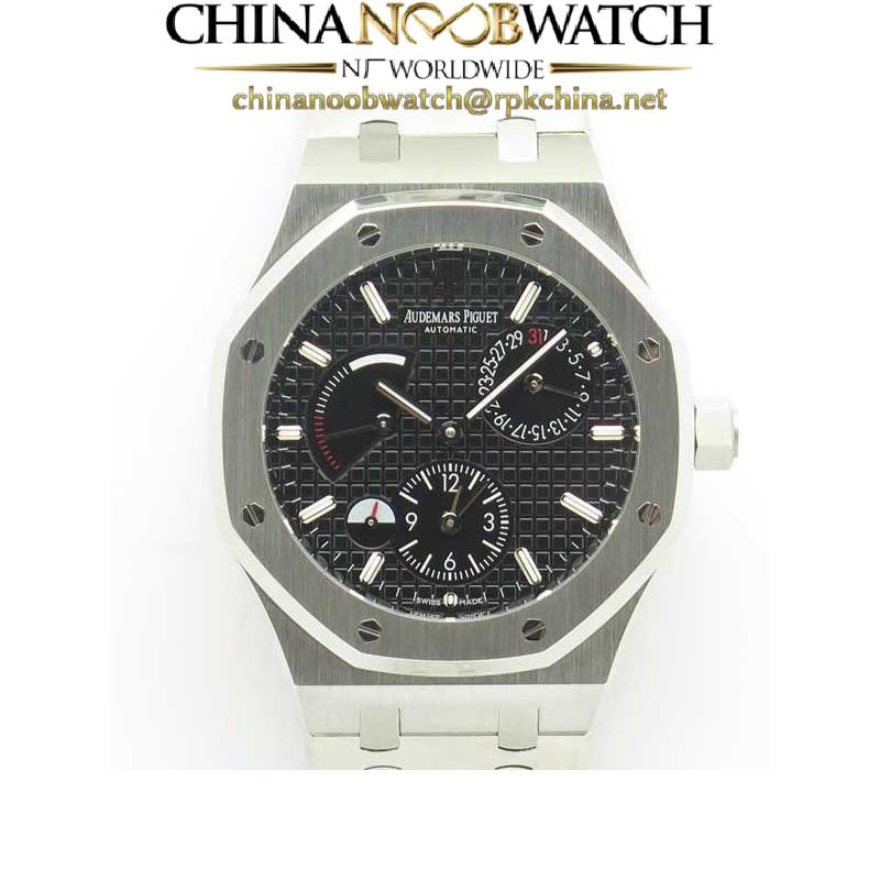 Replica Audemars Piguet Royal Oak GMT 39MM 26120 TWA Stainless Steel Black Dial Swiss 2329