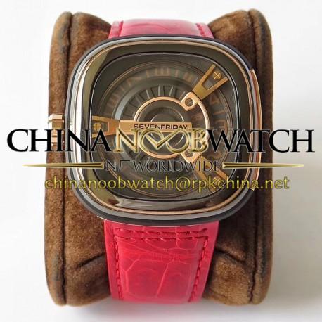 Replica SevenFriday M2/02 SV PVD Brown Dial Miyota 8215