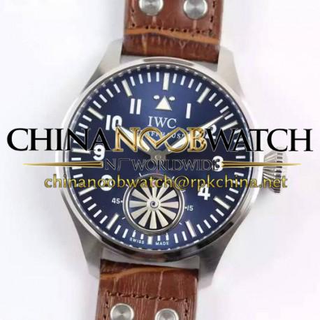 Replica IWC Big Pilot Markus Buhler IW5003 Stainless Steel Blue Dial Swiss 6498