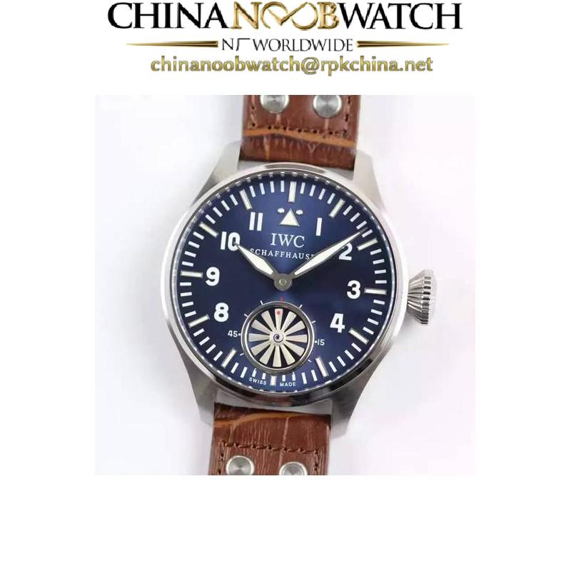 Replica IWC Big Pilot Markus Buhler IW5003 Stainless Steel Blue Dial Swiss 6498