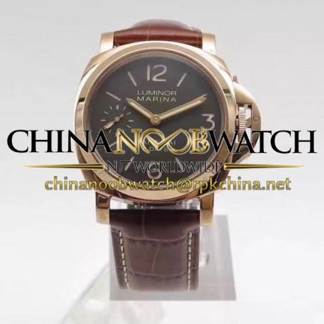 Replica Panerai Luminor 8 Days Oro Rosso PAM511 ZF Rose Gold Brown Dial Swiss P5000