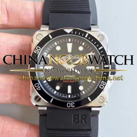 Replica Bell & Ross BR 03-92 Diver N V2 Stainless Steel Black Dial M9015