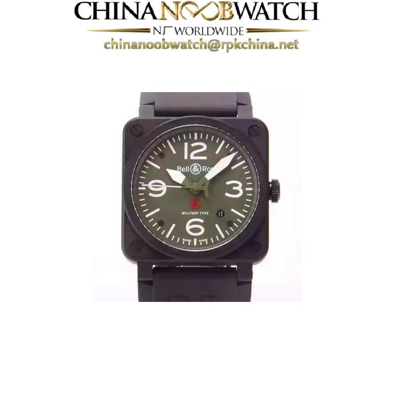 Replica Bell & Ross BR 03 92 Ceramic Black Dial M9015